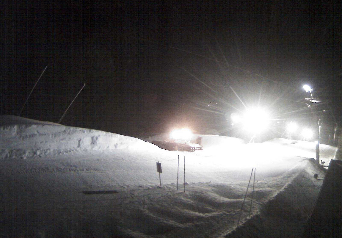 webkamera na vrcholu sjezdovky