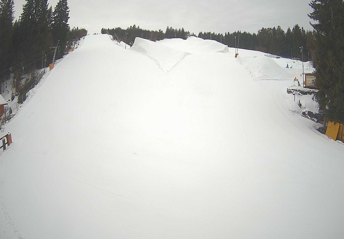 Kamera unter der Piste