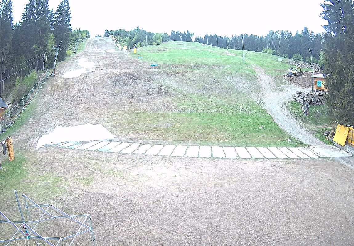 Kamera unter der Piste