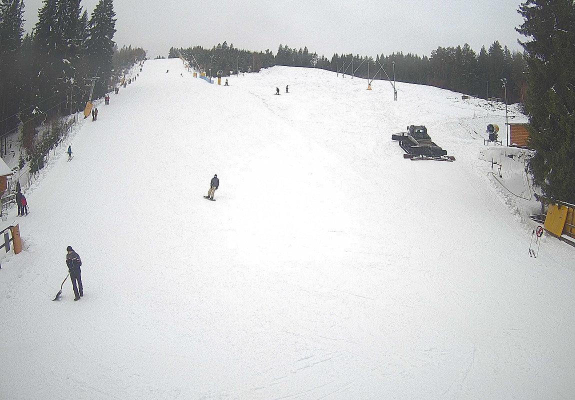 webkamera pod svahem